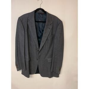 Hart Schaffner Marx Blazer Houndstooth Preppy Academia Professional Business 42L